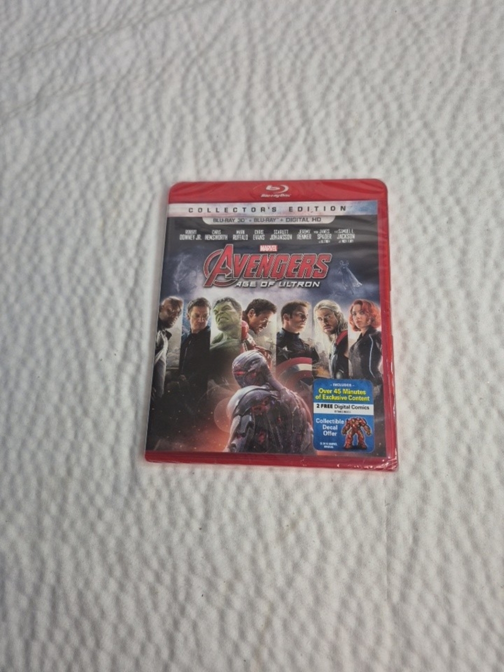 Marvel Avengers: Age of Ultron Collector's Ed Blu-ray 3D+BD+Digital